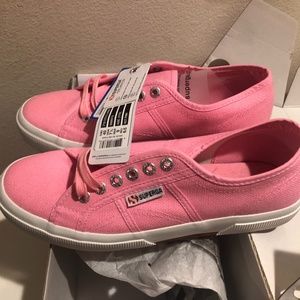 Hot Pink NEW Super GA SUPERGA  sneakers size 9 40 tennis shoes